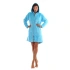 Dámsky 3/4 župan na zips Siena 3856 Light Blue - Vestis