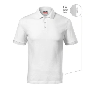 Pánske polo tričko Resist Heavy white - Malfini
