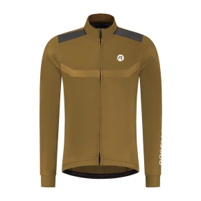 Rogelli dres s dlhým rukávom MONO hnedý 2XL