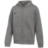 Detská fleecová mikina Nike Park 26 s kapucňou a zipsom tmavosivá IB1232 063