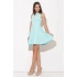 Dámske šaty K098 Turquoise - Katrus