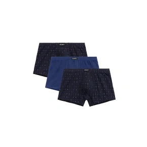 Pánske boxerky 3MH-194 A'3 S-2XL Dark Blue - Atlantic