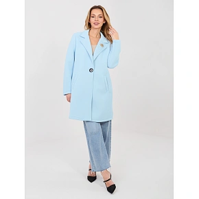 Dámsky kabát IT EN FL8153 1.06 light blue - Rue Paris