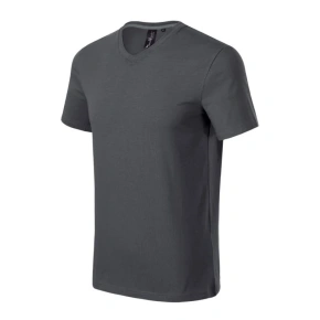 Malfini Action Tričko s výstrihom do V M MLI-70083 light anthracite men