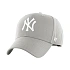'47 New York Yankees Raised Basic Baseball Cap Light Grey B-RAC17CTP-GY