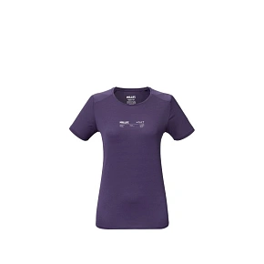 Dámske tričko MILLET Intense Essential Ts Ss W, fialové Dámske tričko MILLET Intense Essential Ts Ss W, fialové