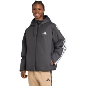 Pánske oblečenie adidas Essentials Climawarm 3-Stripes Insulated Hooded Jacket black JM4042