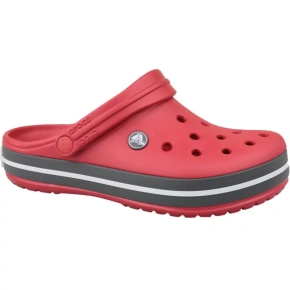 Unisex pánske a dámske dreváky Crockband U 11016-6EN Červená so sivou - Crocs