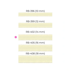 Dámske remienky off white RB 402 14 mm - Julimex