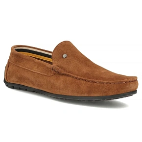 Pánske semišové kožené mokasíny camel Filippo MP923