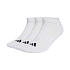 Adidas Cushioned Essentials Ponožky s nízkym strihom 3 páry biele JZ0535