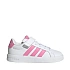 Detská obuv adidas Grand Court 3.0 white and pink JP9371
