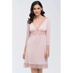 Dámska nočná košeľa Thelma Powder Pink - Babella