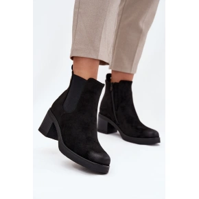 Dámske topánky XJ-818A black - Krok vo veľkom štýle