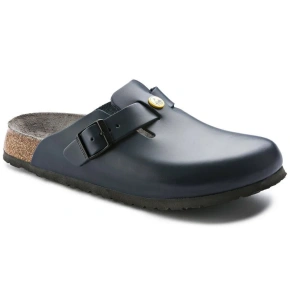 Birkenstock Boston ESD Blue dámske dreváky z prírodnej kože Narrow Narrow (0061388)