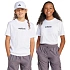 Biele detské tričko adidas Essentials JC9747