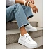 Dámske kožené tenisky ZY1394 white - FashionStreet