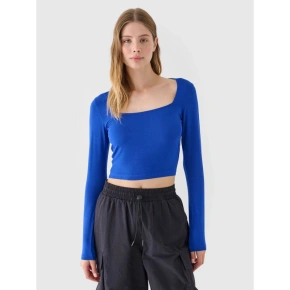 Dámske hladké tričko s dlhým rukávom 4F 4FRSS24TLONF499-36S