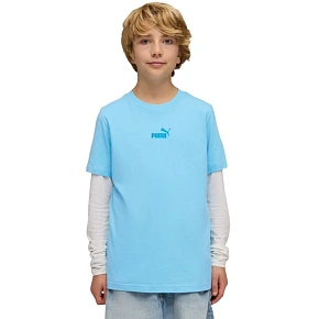Puma ESS Small No.1 Logo Centered Tee blue 692975 45 detské tričko