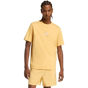 Pánske tričko adidas Essentials Small Logo Single Jersey, žlté, KT0561