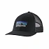 Patagonia Logo LoPro Trucker Hat 38283-BLK