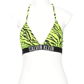 Dámska plavková podprsenka KW0KW02331 OIC neon yellow printed - Calvin Klein