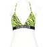 Dámska plavková podprsenka KW0KW02331 OIC neon yellow printed - Calvin Klein