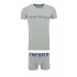 Pánska súprava trička a boxeriek 111604 4R516 05543 sivá - Emporio Armani