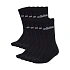 Adidas Cushioned Linear Crew ponožky 10 párov čierne KF9092