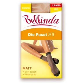 Dámske hodvábne ponožky DIE PASST 20 DEN SOCKS 2 PACK - BELLINDA