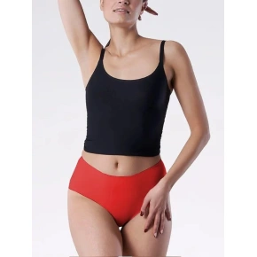 Dámske nohavičky Simple Brasil Maxi Red - Julimex