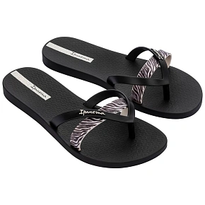 Ipanema Women's Kirei Fashion Pohodlné čierne žabky pre ženy na pláž