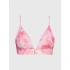 Dámska plavková podprsenka bikini KW0KW02121 OJV ružová - Calvin Klein