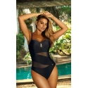 Dámske jednodielne plavky Gold 6 S8030CH2-19 black - Self
