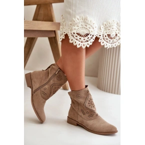 Topánky MAM65 beige - Krok vo veľkom štýle