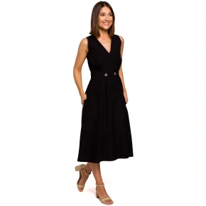Dámske šaty S224 black - Stylove