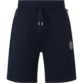Pánske bavlnené šortky BOSS Fashion BLU Navy Blue (50515170-403)