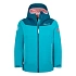 Trollkids Bergen nepremokavá bunda aquamarine mist/port blue/peach mellow (611-137)