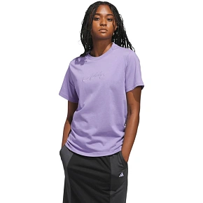 Dámske tričko adidas Cursive light purple KB2402