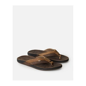 Plážové šľapky RIP CURL Bell.S Leather Open Toe, hnedé Plážové šľapky RIP CURL Bell.S Leather Open Toe, hnedé