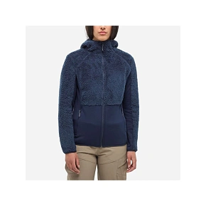 Mikina s kapucňou Polar MILLET W CHAMONIX HIGHLOFT HOODIEW, modrá