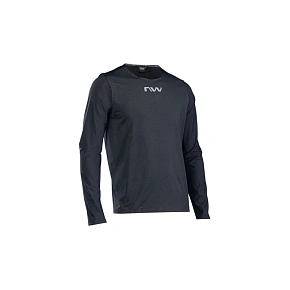 Cyklistická mikina NORTHWAVE Crew Pro Long Sleeve Jersey, čierna Cyklistická mikina NORTHWAVE Crew Pro Long Sleeve Jersey, čierna