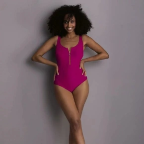 Jednodielne plavky 7747 M2 dark fuchsia - Anita