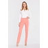 Cigaretové nohavice S433  lososovo ružové – Stylove