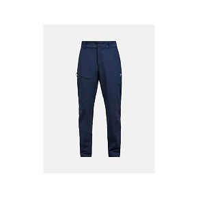 Nohavice PEAK PERFORMANCE M Scale Softshell Pants, modré Nohavice PEAK PERFORMANCE M Scale Softshell Pants, modré