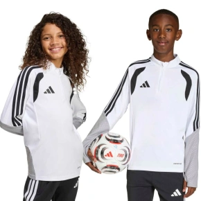 Detská mikina adidas Tiro 26 Competition Training Top bielo-sivá KA7577