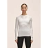 Dámske tričko Casall Maze Long Sleeve, biele