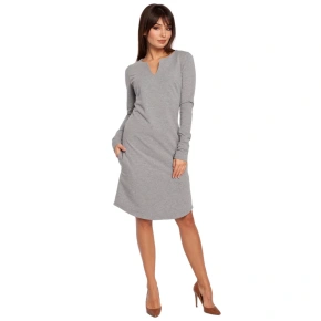 Dámske šaty B017 Grey - BeWear