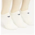 Emporio Armani Calza Ponožky na nohy bavlnené biele pohodlné 3-pack