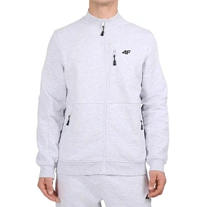Pánska mikina 4F M2547 cool light grey melange 4FWMM00TSWSM2547 27M pánska